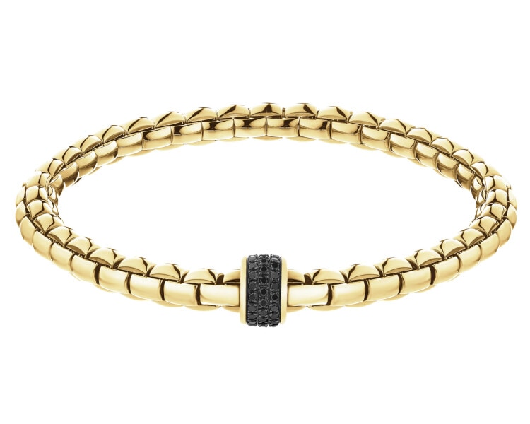 Zlatý náramek FOPE FLEX'IT s brilianty - 0,54 ct - ryzost 750