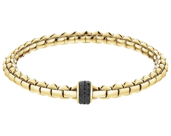 Zlatý náramek FOPE FLEX'IT s brilianty - 0,54 ct - ryzost 750