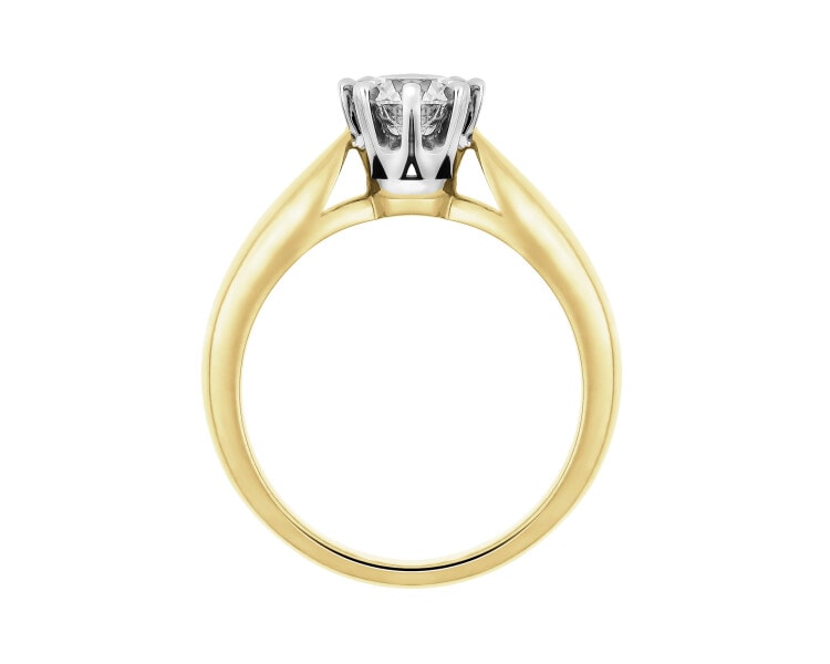 585  Ring with Diamond - 0,70 ct - fineness 750