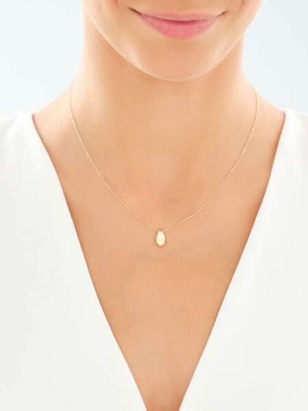 9 K Yellow Gold Necklace 