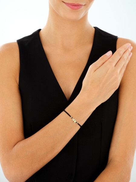Gold-Plated Silver Bracelet with Cubic Zirconia