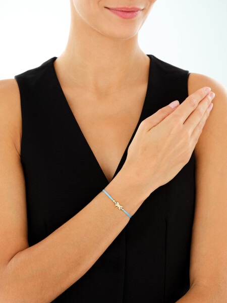 Gold-Plated Silver Bracelet with Cubic Zirconia