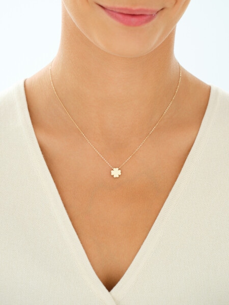 9 K Yellow Gold Necklace 