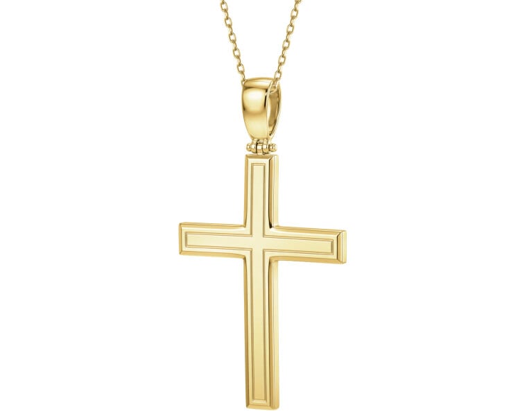 Zlatý přívěsek - kříž