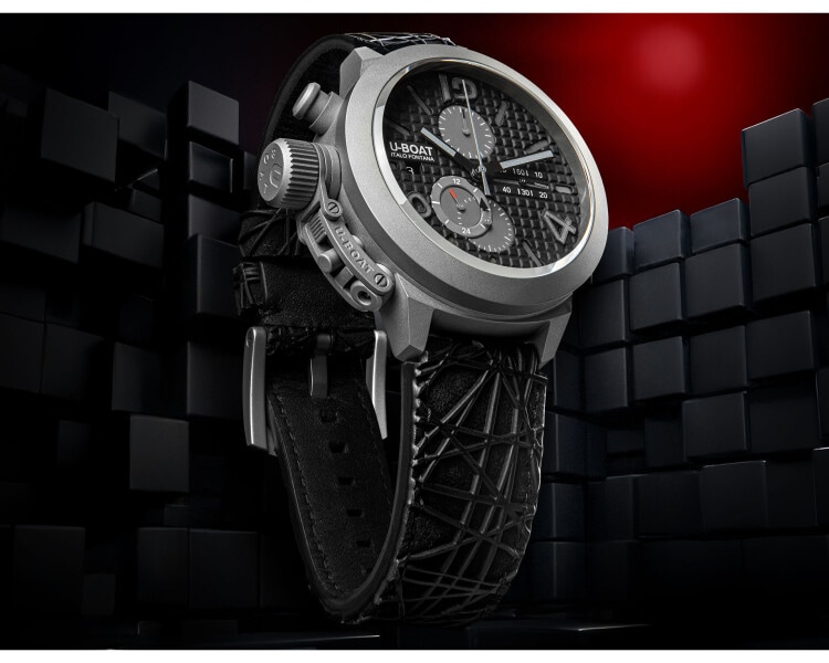 U-Boat Classico 45 mm Titanium Tungsteno Black