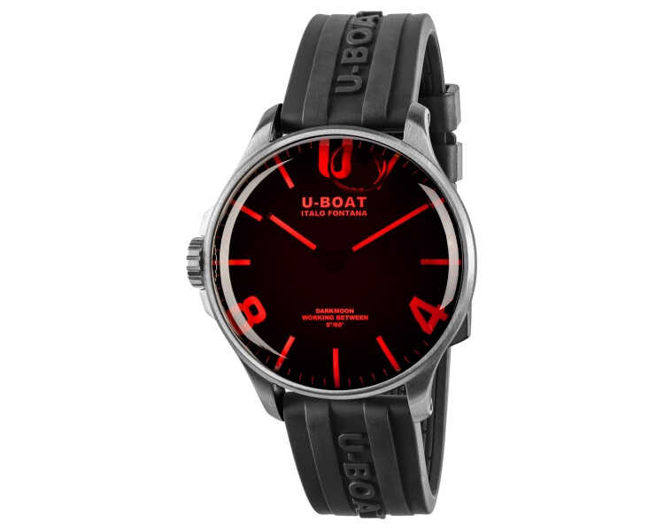 U-Boat Darkmoon Red Glass 44mm