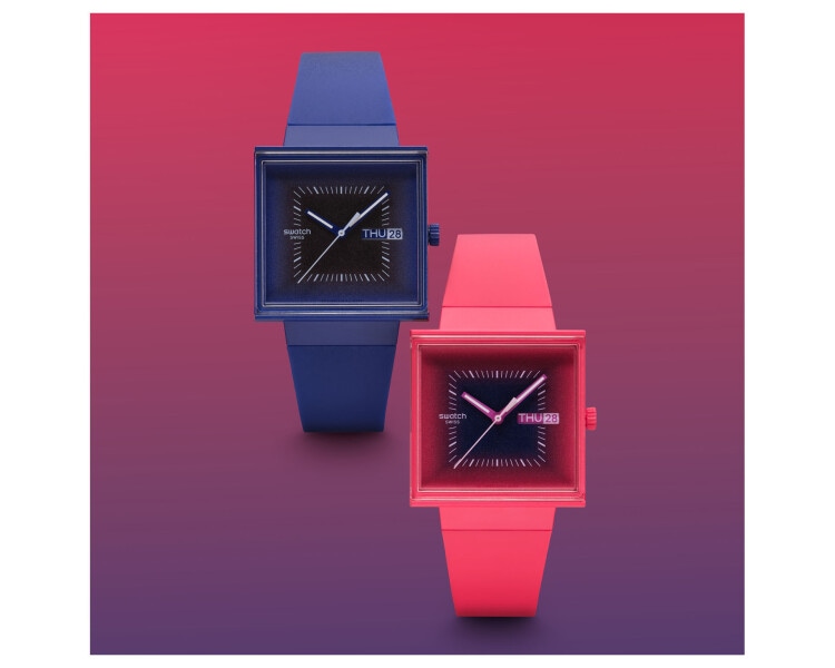 Swatch Squarely Blacklight