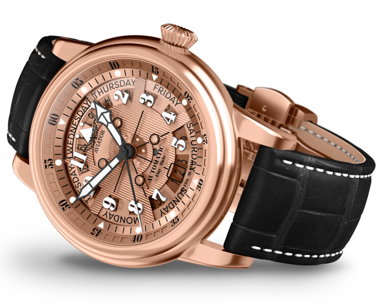 Aviator Douglas Day-Date Meca-41