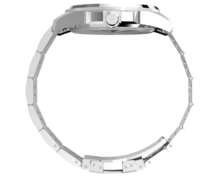 Timex Essex Day and Date 45mm Stainless Steel Bracelet Watch