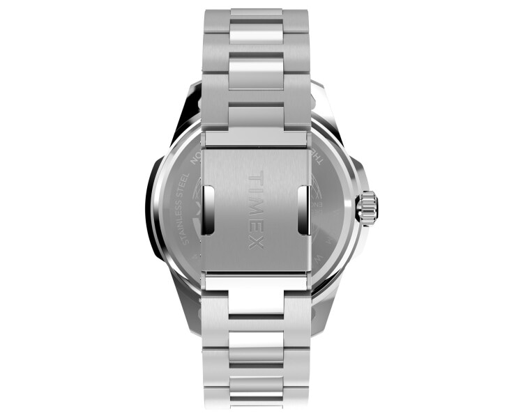 Timex Essex Day and Date 45mm Stainless Steel Bracelet Watch