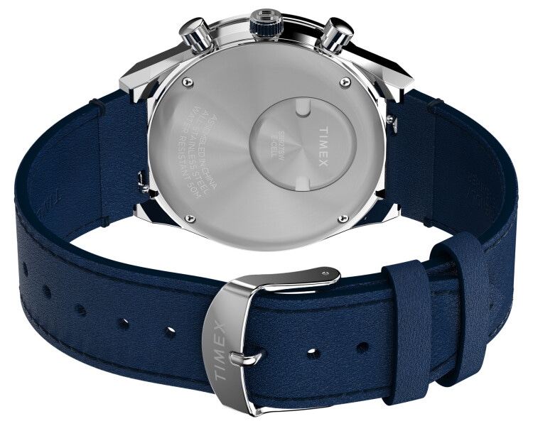 Timex Q Timex® Chronograph 40mm Leather Strap Watch