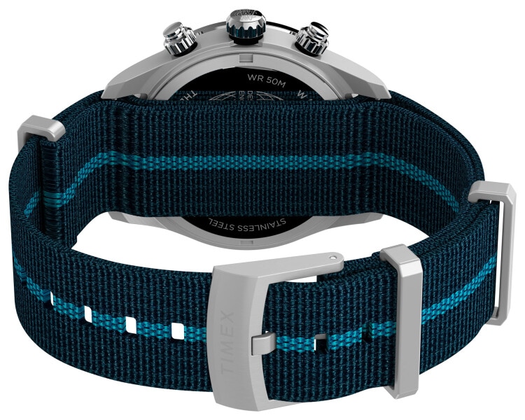 Timex Waterbury Heritage Chronograph 39mm Fabric Strap Watch