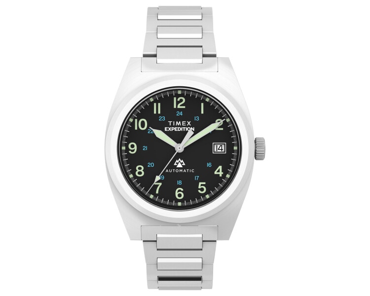 Timex Expedition® Capstone Automatic 39mm Stainless Steel Bracelet Watch