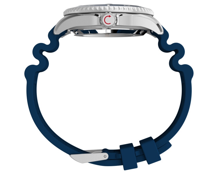 Timex Deepwater Meridian 200 Automatic 44mm Synthetic Rubber Strap Watch