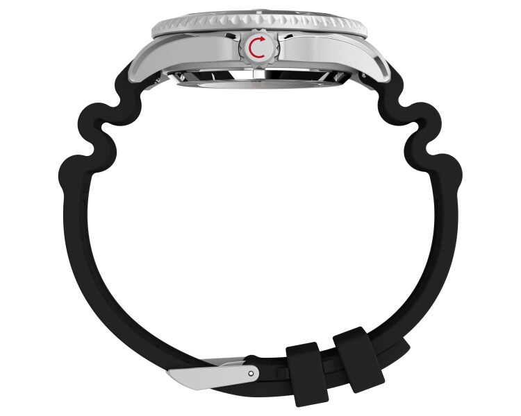 Timex Deepwater Meridian 200 Automatic 44mm Synthetic Rubber Strap Watch