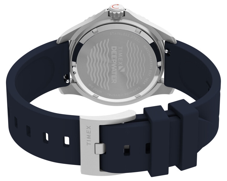 Timex Deepwater Meridian 200 38mm Synthetic Rubber Strap Watch