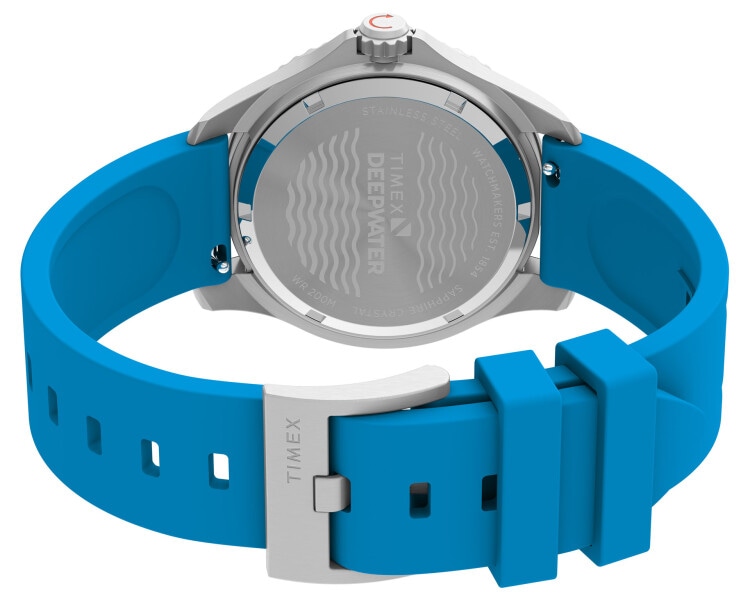 Timex Deepwater Meridian 200 38mm Synthetic Rubber Strap Watch