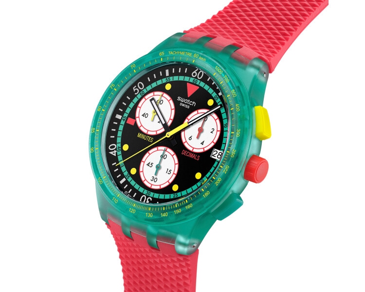 Swatch Neon Emerald Chrono