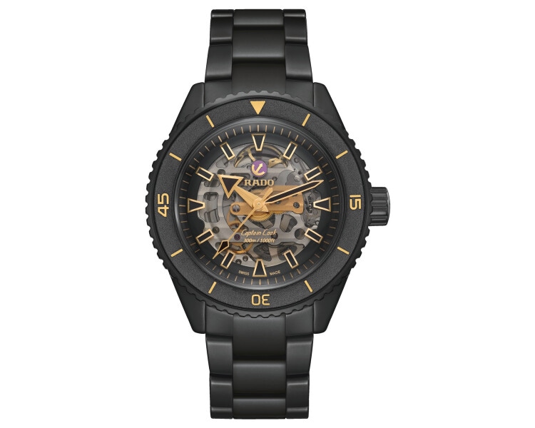 Rado Captain Cook High-Tech Ceramic Diver Gent Automatic 43mm Skeleton