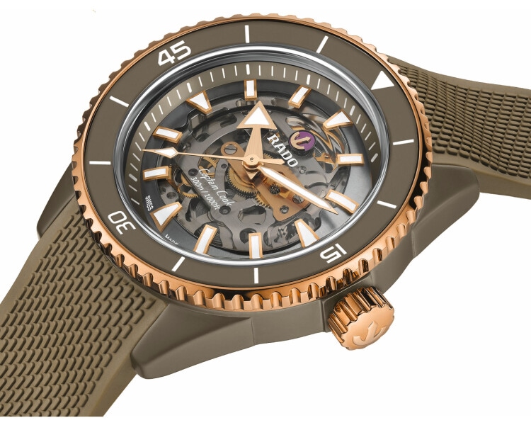 Rado Captain Cook High-Tech Ceramic skeleton