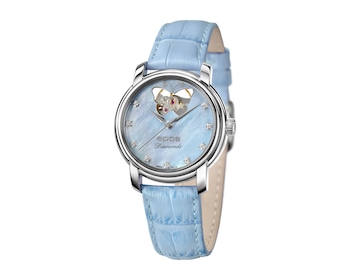 Epos Ladies Diamonds Open Heart Automatic