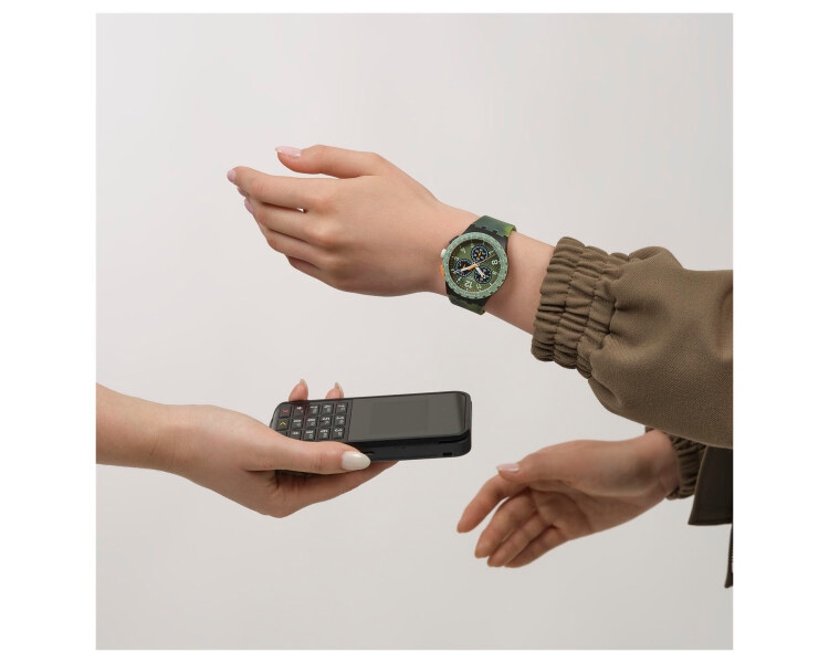 Swatch Midday Camo Pay!