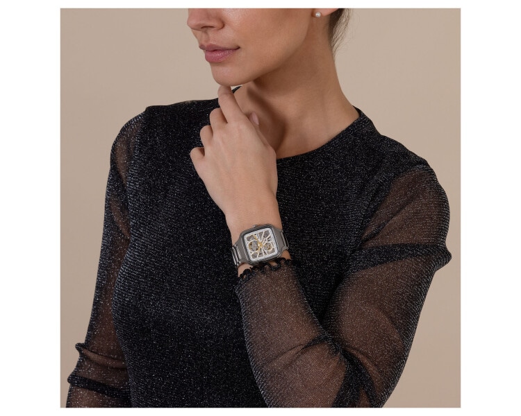 Rado True Square Automatic Open Heart Sparkling