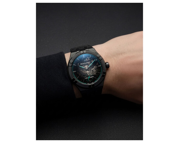 Maurice Lacroix Aikon Automatic Skeleton 45mm Label Noir